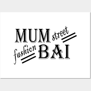 Mumbai fashion street Posters and Art